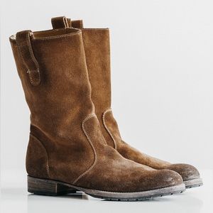 Billy Reid distressed suede boots size 9. Never been worn.